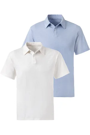 john devin Poloshirt, (Packung, 2 tlg., 2er-Pack), aus besonderer slub-yarn Qualität