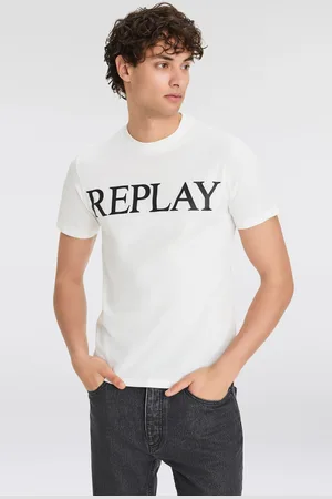 Replay T-Shirt, mit Logo-Frontprint
