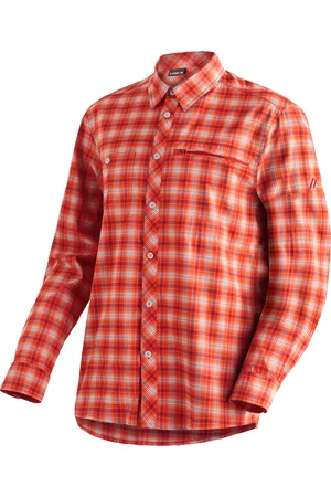 Maier Sports Outdoorhemd »Kasen L/S M«, Herren Hemd, langarm Karohemd für Outdoor und Freizeit