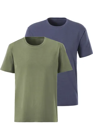 john devin T-Shirt, (Packung, 2 tlg., 2er-Pack), aus strukturierter Baumwoll-Qualität - im 2er-Sparpack