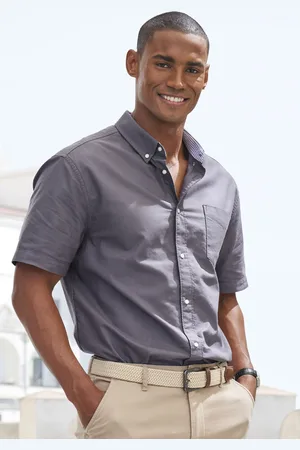 H.I.S Kurzarmhemd »regular-fit«, mit Button-down-Kragen, reine Baumwolle