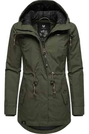Ragwear Wintermantel »Winterjacke Monadis Black Label«, stylischer Winterparka für die kalte Jahreszeit