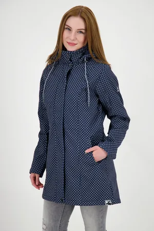 DEPROC-Active Softshellmantel »TWIN PEAK DOTS WOMEN«, auch in Großen Größen erhältlich