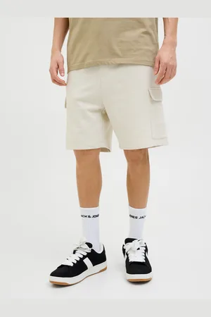 JACK & JONES Shorts »JPSTKANE SCRIPT SWEAT SHORTS LNG«