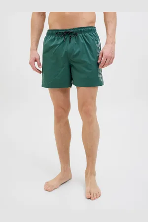 JACK & JONES Badeshorts »JPSTMAUI JJSWIM SPLICE LOGO AKM SN«