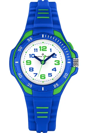 Alpha Saphir Quarzuhr, Armbanduhr, Kinderuhr, analog, Beleuchtung, ideal auch als Geschenk