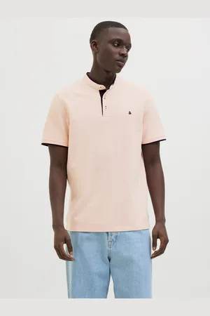 JACK & JONES Poloshirt »JJEPAULOS MAO POLO«, mit Logo Stickerei