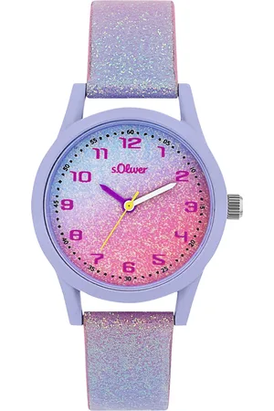 QS by s.Oliver Quarzuhr, Armbanduhr, Kinderuhr, Mädchen, Geschenkidee, Geburtstag, Schulanfang