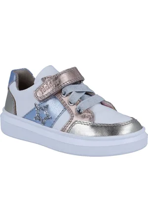 Richter Sneaker »Alessa WMS: Mittel«, Freizeitschuh im Metallic-Look, Größenschablone zum Download