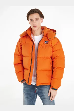 Tommy Hilfiger Steppjacke »TJM ALASKA PUFFER«, mit Kapuze, mit Markenlabel