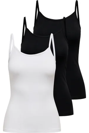 ONLY Spaghettitop »ONLLOVE STRAP SINGLET 3 PACK CS JRS«, (Packung, 3 tlg., 3er-Pack)