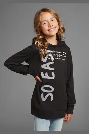 Kidsworld Kapuzenshirt »SO EASY - Print«, Langarm, Basic-Passform, mit modischen Drucken