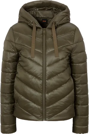 HUGO BOSS Outdoorjacke »C_Palatori«, mit Kapuze, mit Kapuze