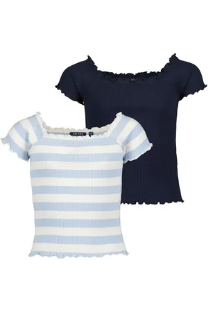 Blue Seven T-Shirt » Teenager Mädchen Carmen T-Shirts«, (2 tlg.)
