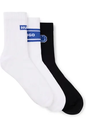 Hugo Blue Socken »3P QS BLUE DESIGN«, (Packung, 3 Paar), mit Branding UNISEX Sportsocken