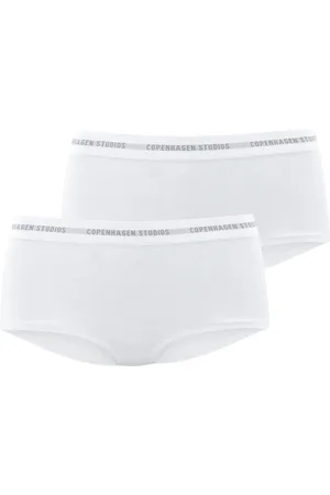 &Copenhagen Panty »mit softem Logobund«, (2er-Pack), aus gerippter Bio-Baumwollqualität
