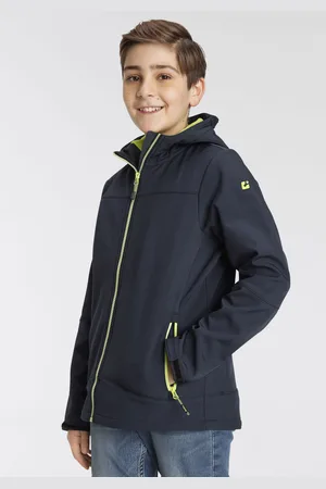 Killtec Softshelljacke »BYS SFTSHLL JCKT OT«, (1 St.), mit Kapuze, Übergangsjacke, Wasserabweisend & Windabweisend, für Kinder