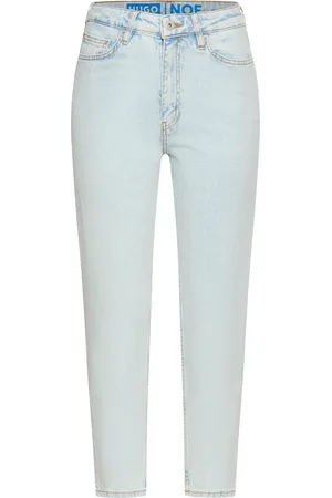 Hugo Blue Mom-Jeans »Noe_B«, Straight Fit Jeans mit hoher Leibhöhe