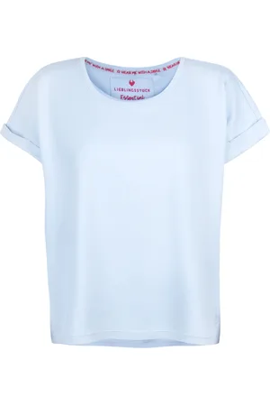 Lieblingsstück Rundhalsshirt »CamilaEp«, mit Logostickerei