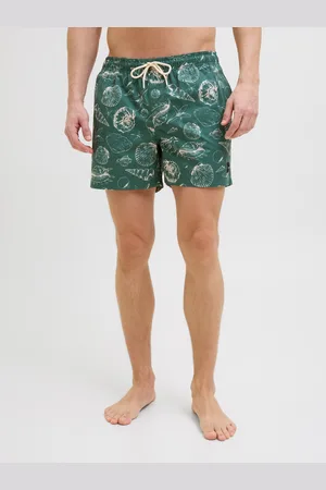 JACK & JONES Badeshorts »JPSTMAUI JJSWIM MATURE AOP AKM SN«