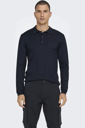 Only & Sons Polokragenpullover »ONSWYLER LIFE REG 14 LS POLO KNIT NOOS«