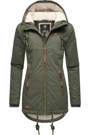 Ragwear Winterjacke »Winterjacke Zuzka Winter«, mit Kapuze, Wasserdichter Winterparka mit Teddyfleece Innenfutter