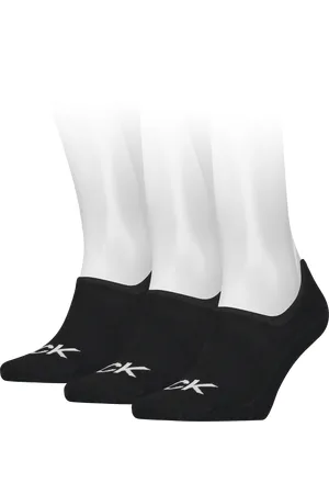 Calvin Klein Füßlinge »CK MEN FOOTIE HIGH CUT 3P LOGO«, (3 Paar), Mit gestricktem Logo