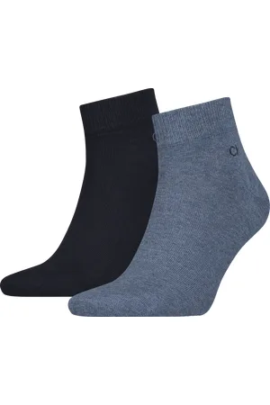 Calvin Klein Kurzsocken »CK MEN QUARTER 2P«, (2 Paar), Mit kleinem Rippenbündchen