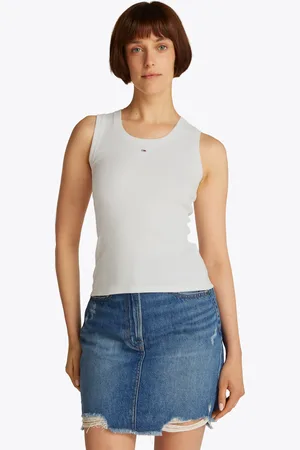 Tommy Hilfiger Tanktop »TJW ESSENTIAL RIB TANK EXT«, in Großen Größen, Rippware