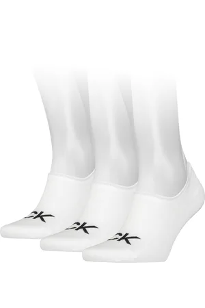 Calvin Klein Füßlinge »CK MEN FOOTIE HIGH CUT 3P LOGO«, (3 Paar), Mit gestricktem Logo