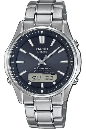 Casio Funkchronograph »LCW-M100TSE-1AER«, Solaruhr, Armbanduhr, Herrenuhr, Funkuhr, Titanarmband, Weltzeit