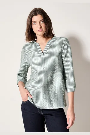 CECIL Klassische Bluse, mit Streifen Muster