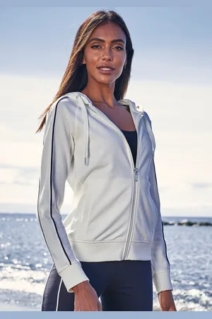 H.I.S Kapuzensweatjacke, mit Piping an den Ärmeln, Loungeanzug