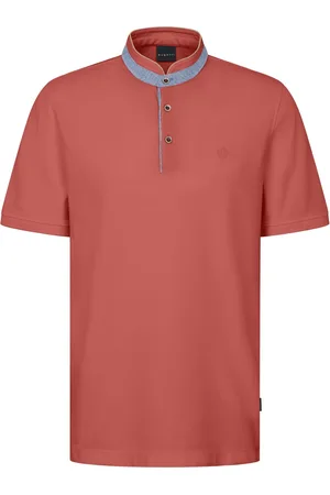 Bugatti Poloshirt, mit Stehkragen