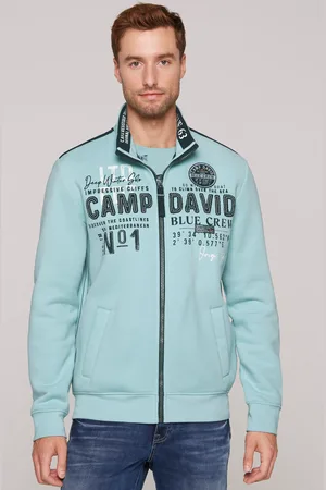 Camp David Sweatshirt, mit Label-Applikationen