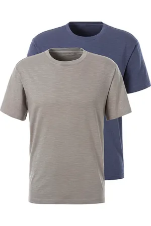 john devin T-Shirt, (Packung, 2 tlg., 2er-Pack), aus strukturierter Baumwoll-Qualität - im 2er-Sparpack