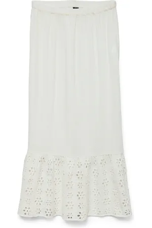 VERO MODA Maxirock »VMNATALI HW ANCLE SKIRT WVN GA«