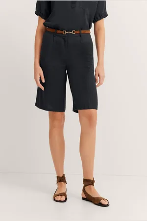 Bugatti Shorts, aus Leinen