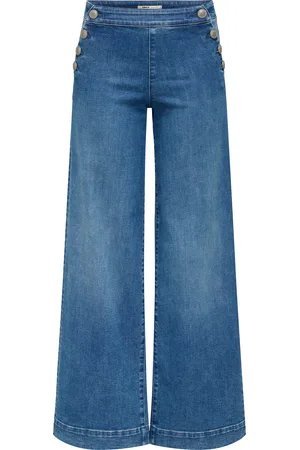 ONLY High-waist-Jeans »ONLMADISON HW BUTTON WIDE DNM GEN769NOOS«