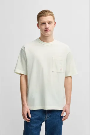 HUGO BOSS T-Shirt »Te_cotton«, mit Logobadge