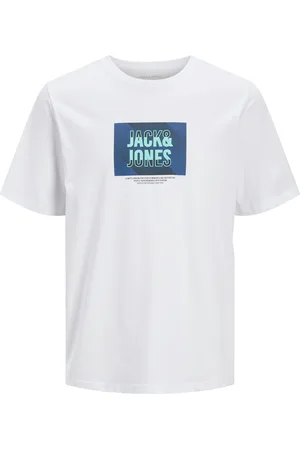 JACK & JONES Rundhalsshirt »JJHUDSON TEE SS CREW NECK PLS«