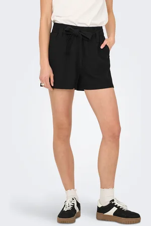 ONLY Shorts »ONLCARO HW LINEN BL BELT SHORTS CC PNT«, mit Leinen