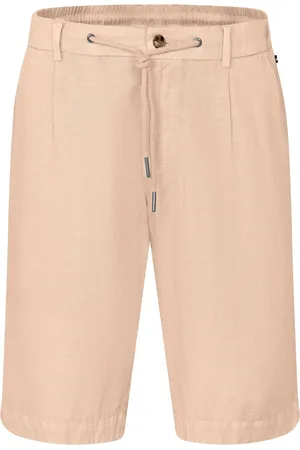 Bugatti Bermudas, aus Leinen-Baumwollmix