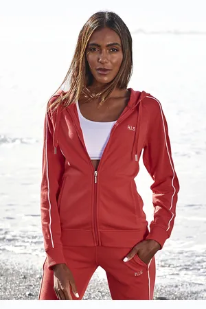 H.I.S Kapuzensweatjacke, mit Piping an den Ärmeln, Loungeanzug