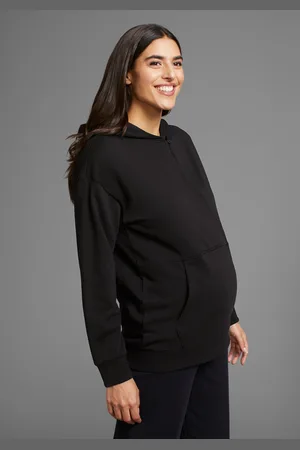 Neun Monate Umstandssweatshirt »Stillsweatshirt für Schwangerschaft und Stillzeit«, Kapuzen-Sweatshirt mit praktischem Verschluss