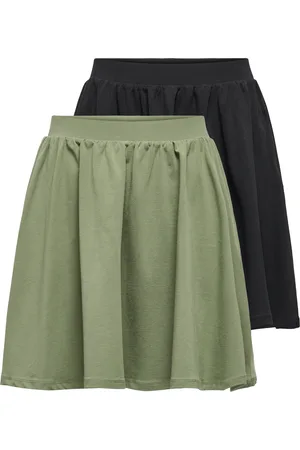 ONLY Minirock »ONLLIVE LOVE SKATER SKIRT 2 PACK CS JRS«, (Packung, 2 tlg., 2er-Pack)
