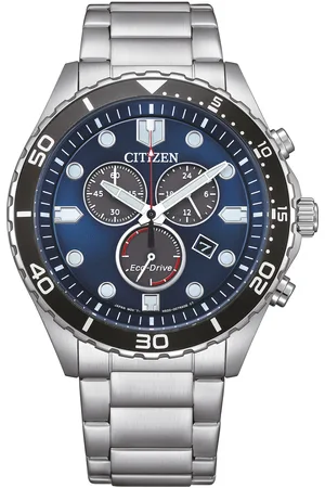 Citizen Chronograph, Armbanduhr, Herrenuhr, Solar, Stoppfunktion, Edelstahlarmband