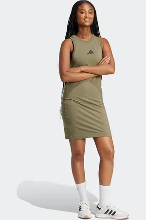adidas Shirtkleid »W FI SL DRESS«, (1 tlg.)