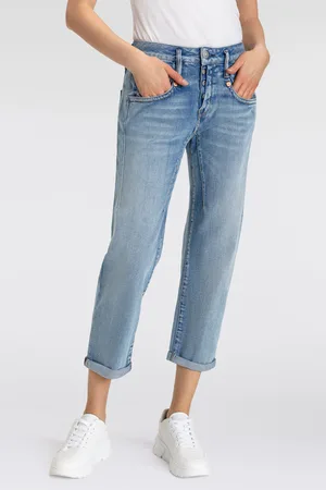 Herrlicher 7/8-Jeans »Shyra Tap Recycled Denim«, mit Abnähern vorn