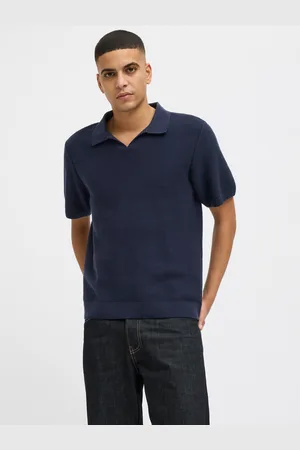 JACK & JONES Rundhalspullover »JPRCCEASTON KNIT SPLIT NECK SS SN«